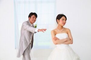 新婚で離婚危機