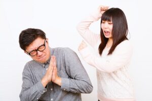 夫婦喧嘩を繰り返す