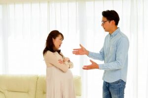 妊娠中の妻と喧嘩