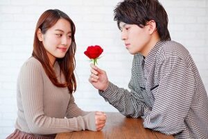 結婚を申し込む