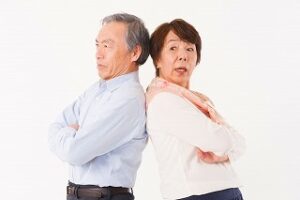 熟年夫婦の喧嘩