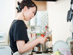 新婚の妻の努力