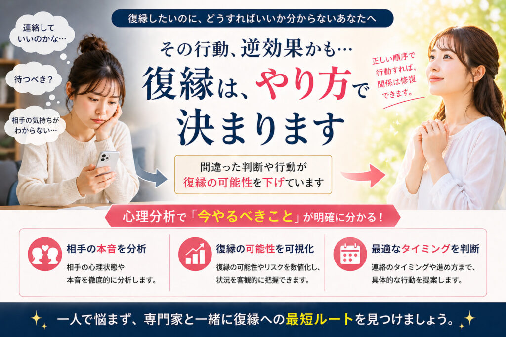 復縁方法を解説