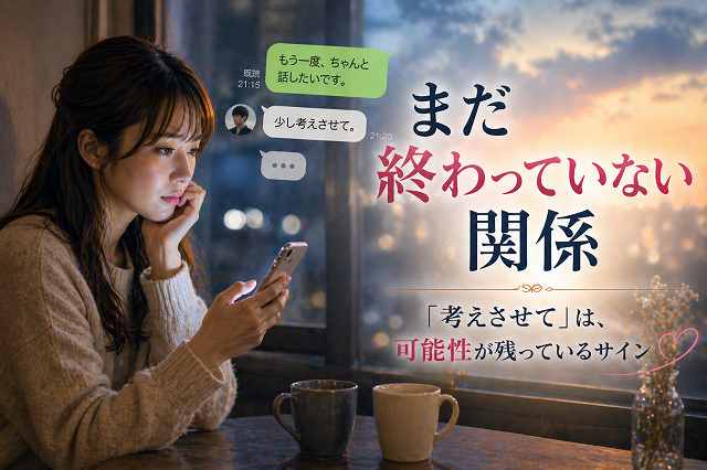 考えさせてと言われた理由