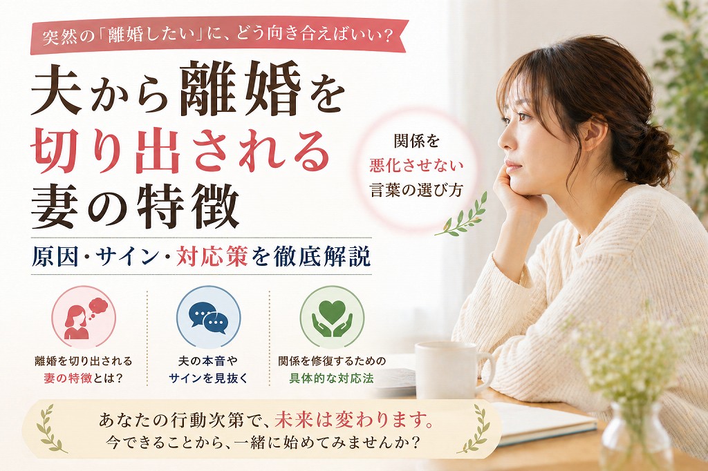 夫から離婚したいと言われたら