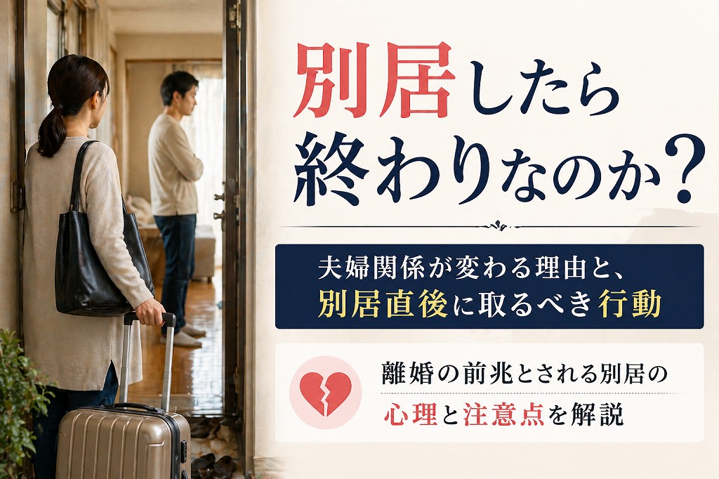 別居したら夫婦は終わりなのか