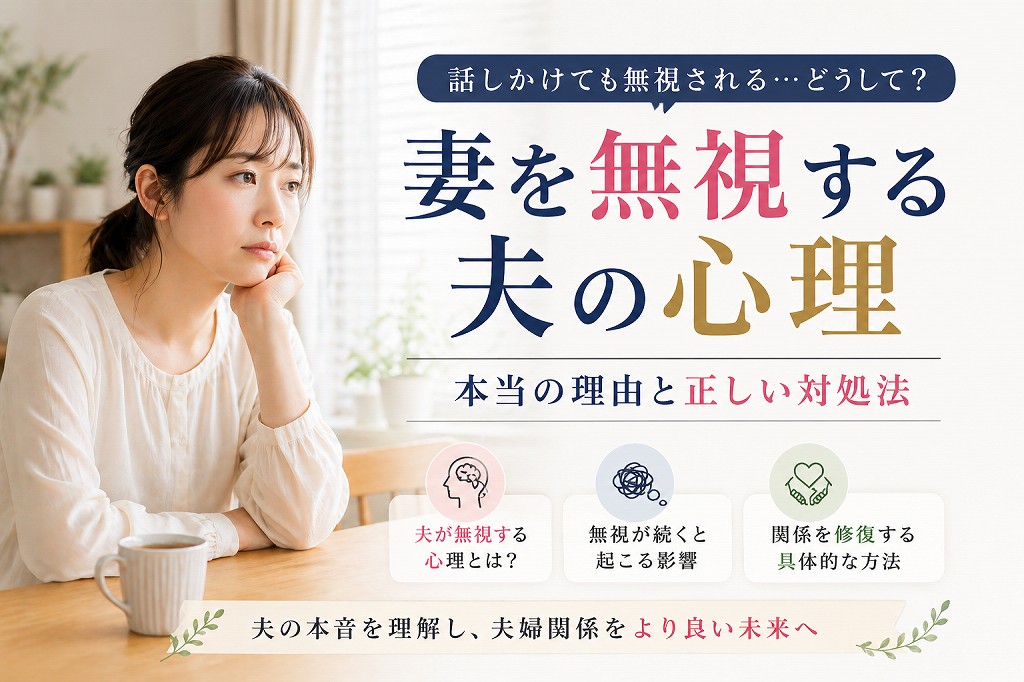夫に無視される場合