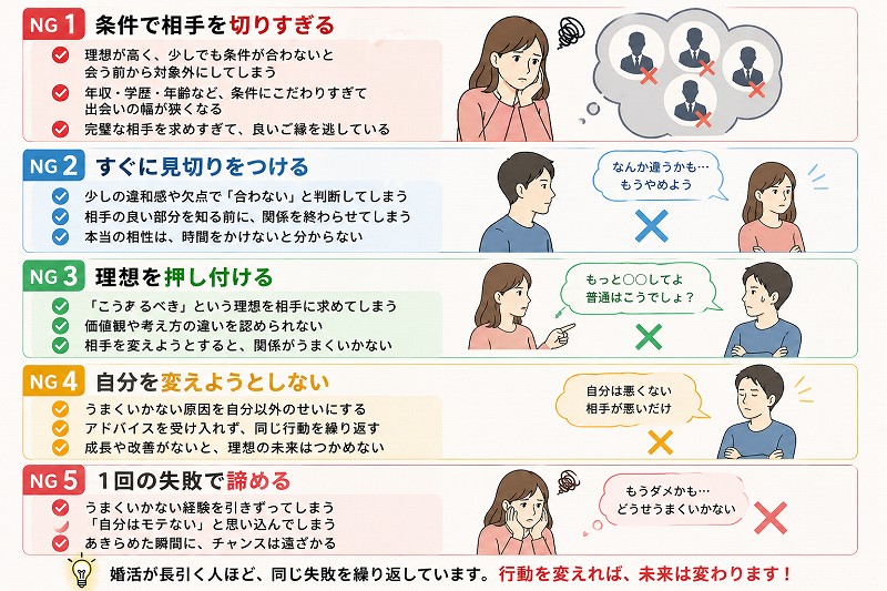 婚活の冷却期間は無意味