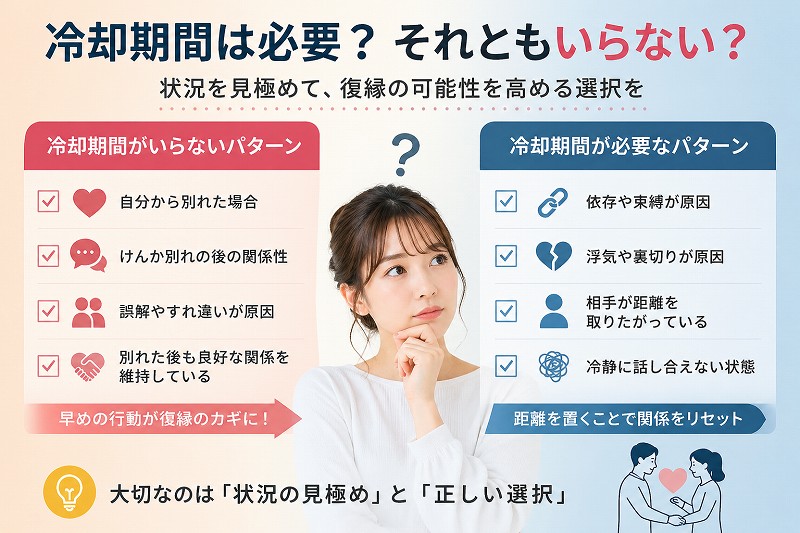 冷却期間はいらいない