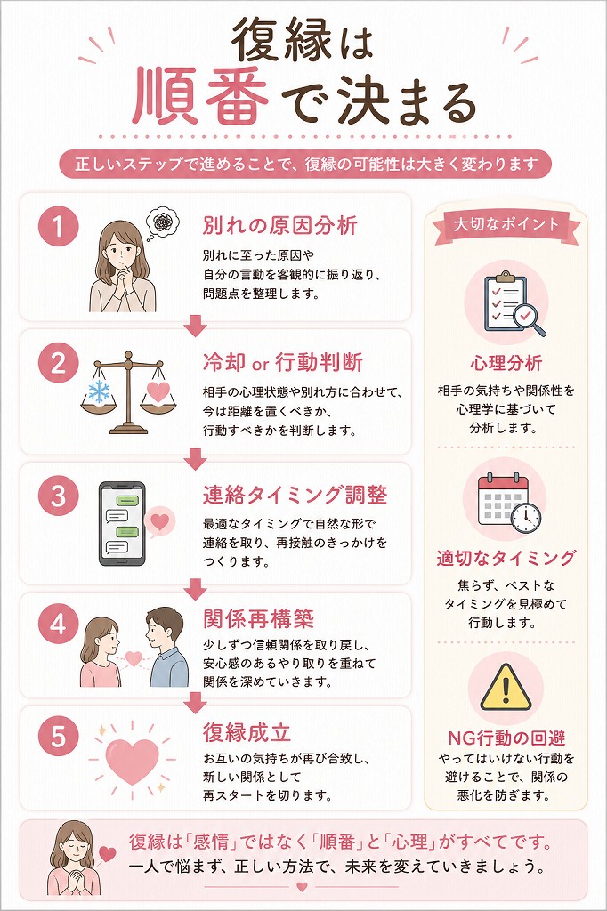 復縁までの順番