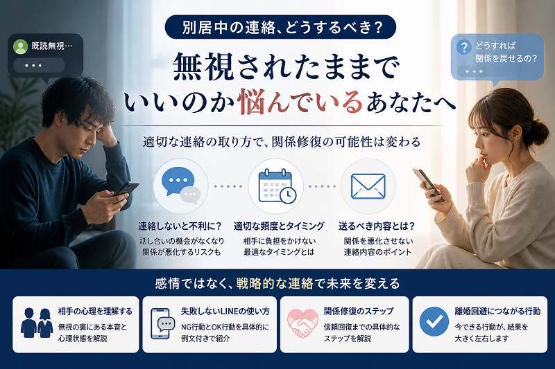別居中の連絡について