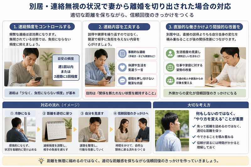 別居された場合の対応